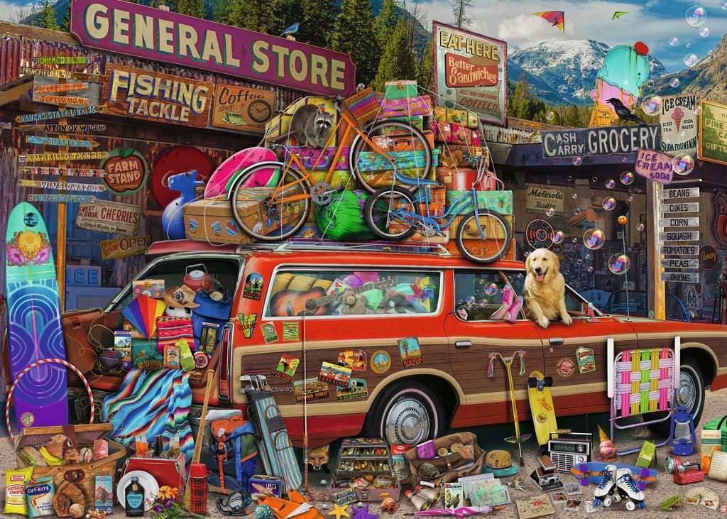 Ravensburger - Family Vacation Jigsaw Puzzle 1000 Pieces