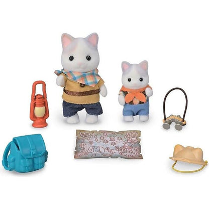 Sylvanian Families - Exciting Exploration Set -latte Cat Brother & Baby