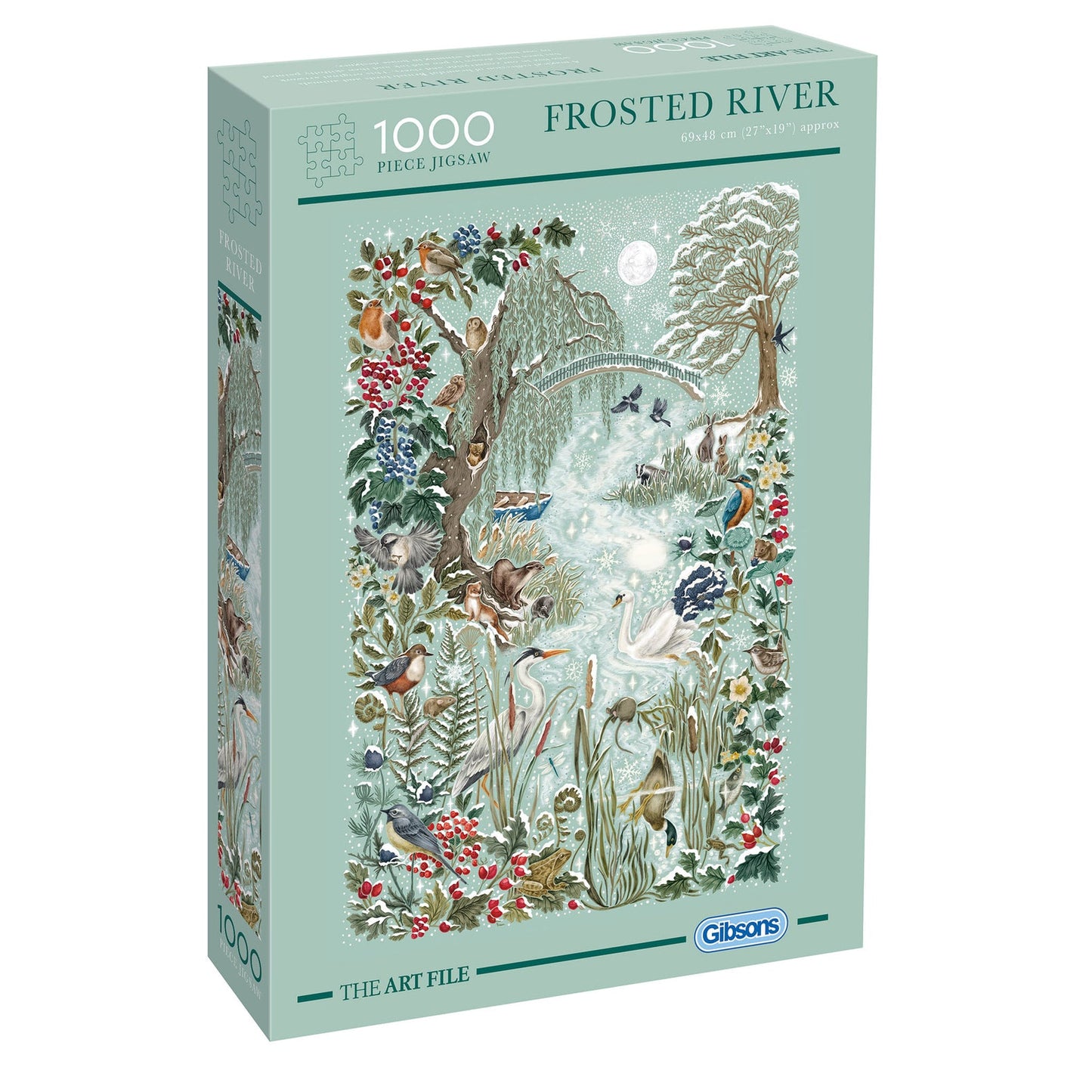 Gibsons - The Art File Frosted River - Jigsaw Puzzle 1000 Pieces