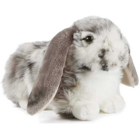 Living Nature - Grey Dutch Lop Eared Rabbit 26cm Plush