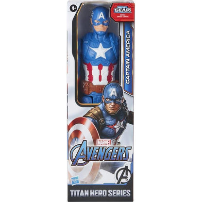 Marvel - Avengers Titan Hero Series Captain America Action Figure 12-inch Toy - Hasbro