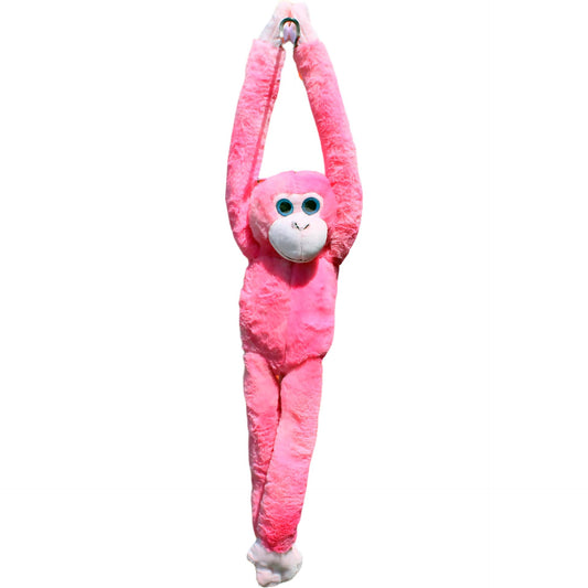 Cotton Candy - Plush Kim Hanging Monkey Pink