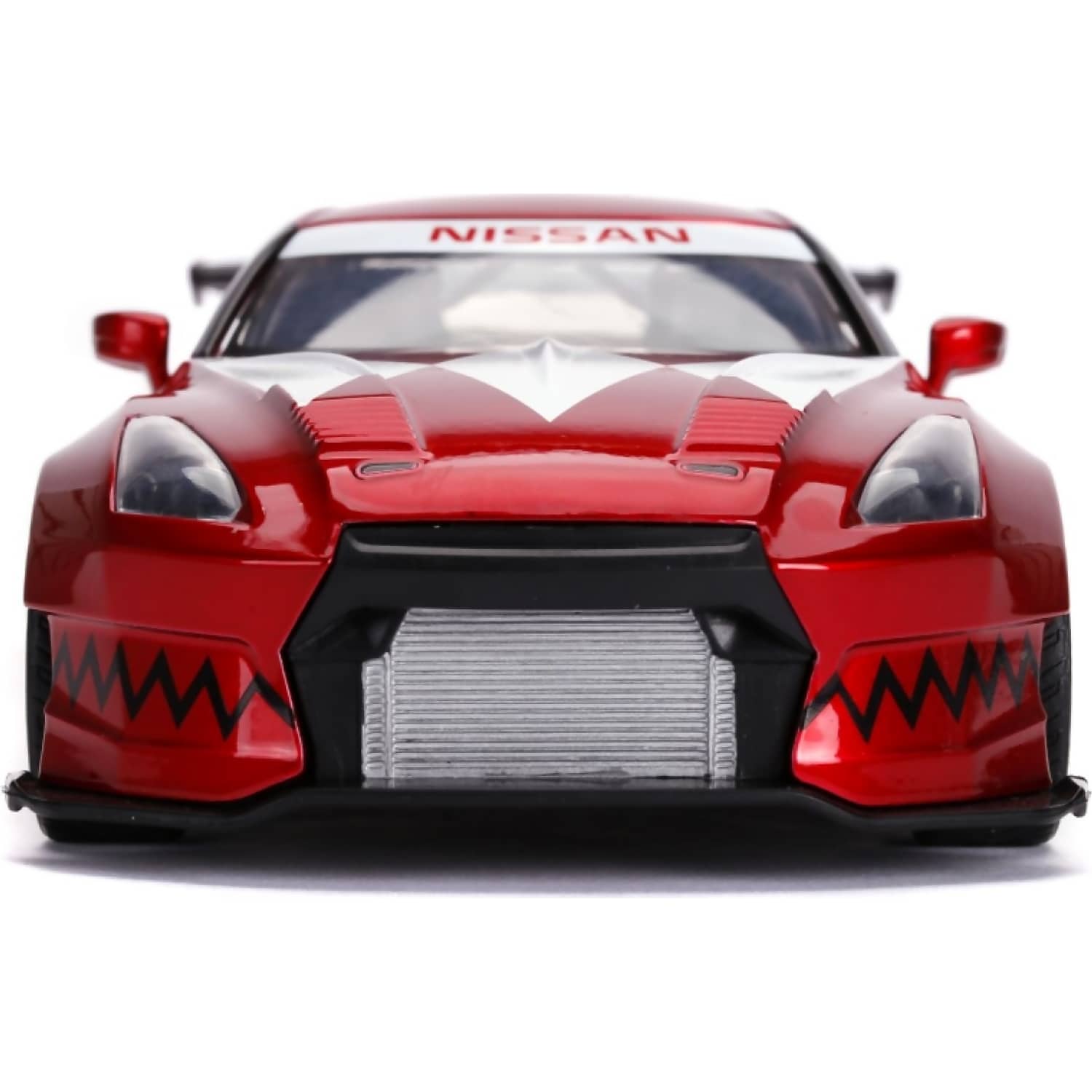 Jada Toys - Power Rangers 2009 Nissan GT-R with Red Ranger 1:24 Scale Diecast Vehicle & Figure Set