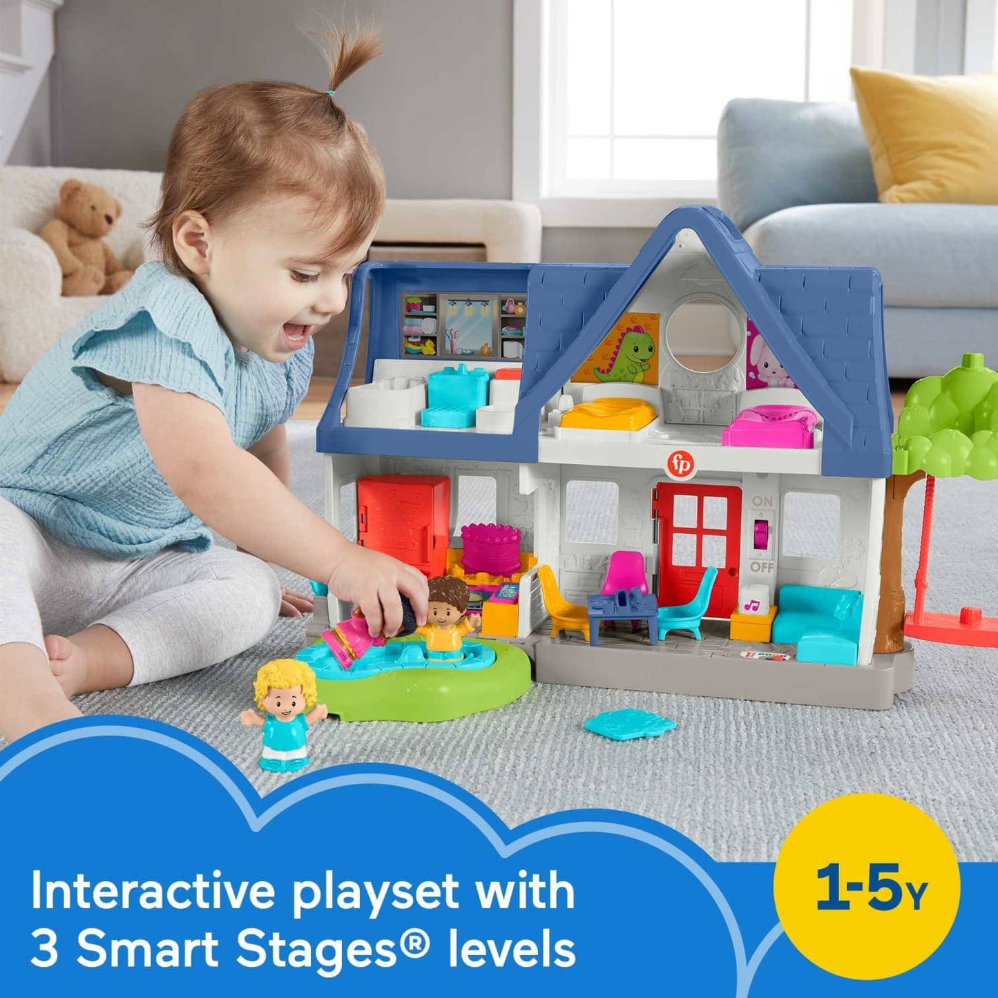 Fisher-Price - Little People Friends Together Play House  Mattel