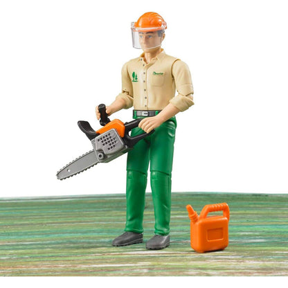 Bruder - Forestry Worker Logging Man With Accessories