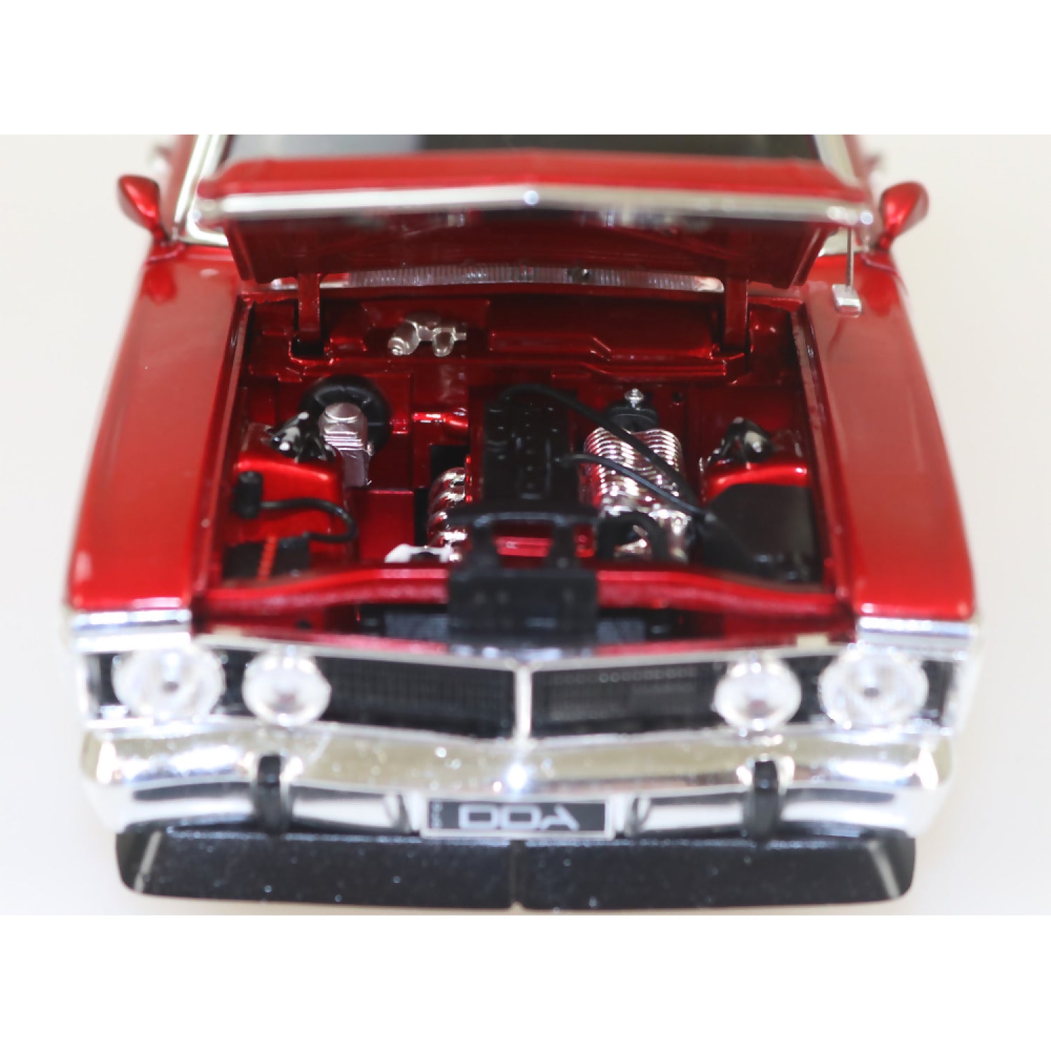 DDA Collectibles - 1:24 Scale - Candy Red XY Ford Falcon Custom with Super Charged Barra Engine - Diecast Model