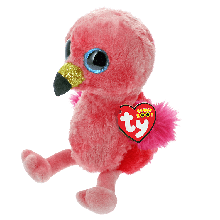 Ty -  Beanie Boos - Gilda - Pink Flamingo 15cm Small