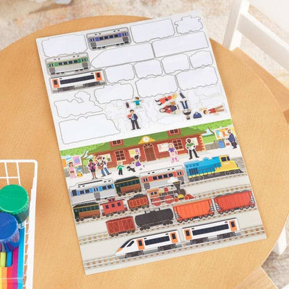 Melissa & Doug - Reusable Sticker Pad - Vehicles