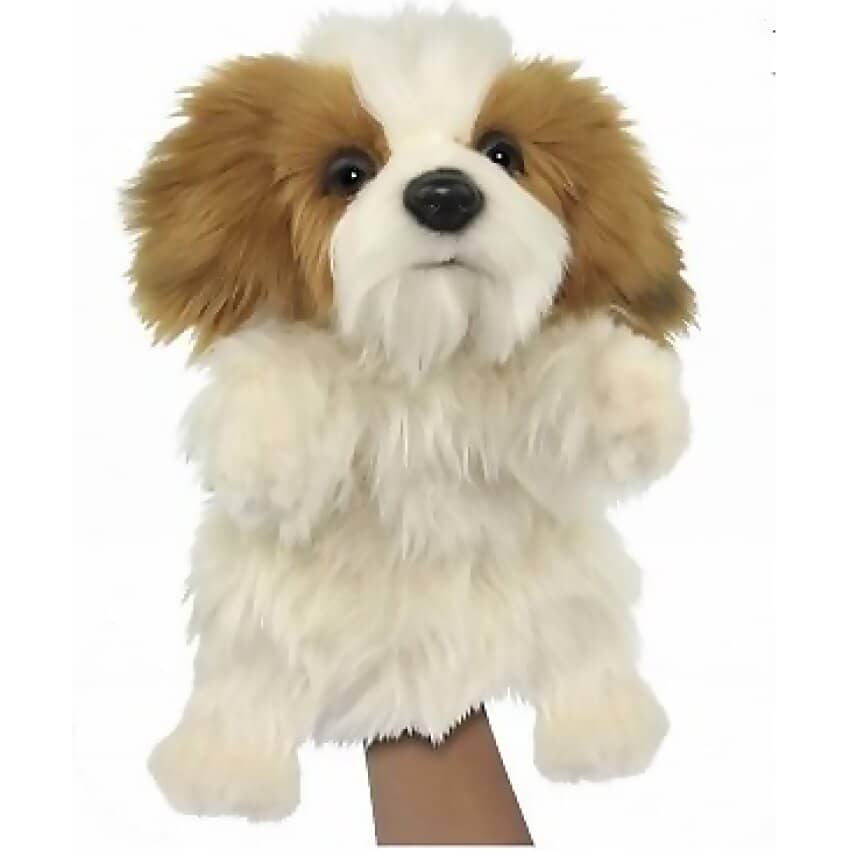 Hansa - Shih Tzu Dog Puppet 37Cm Plush