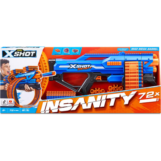 Zuru - X-Shot Insanity Mega Barrel with 72 Darts