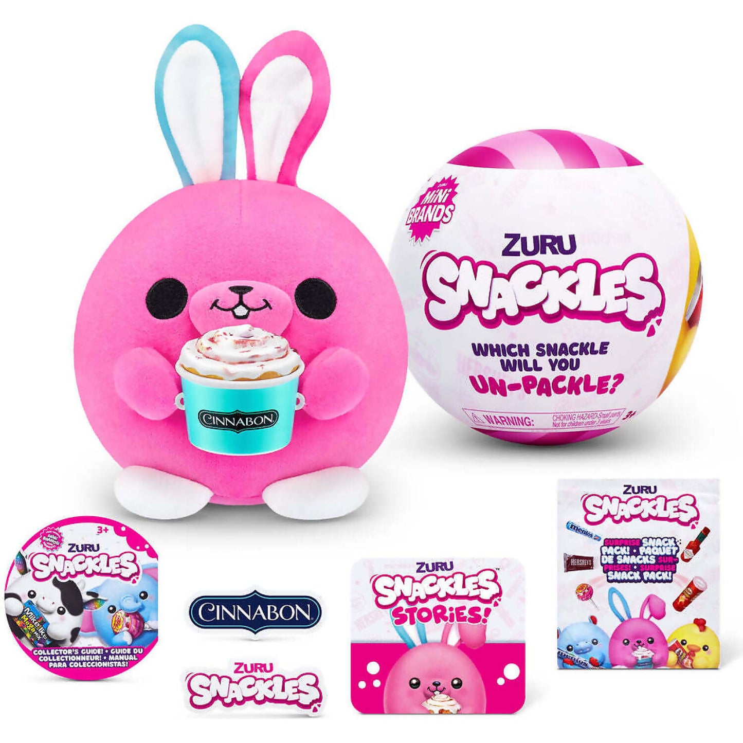 Zuru - Mini Brands Snackles Plush Series 1 Blind Capsule