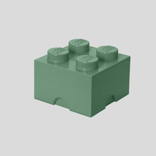 LEGO Storage Brick 4 Sage Green - Room Copenhagen