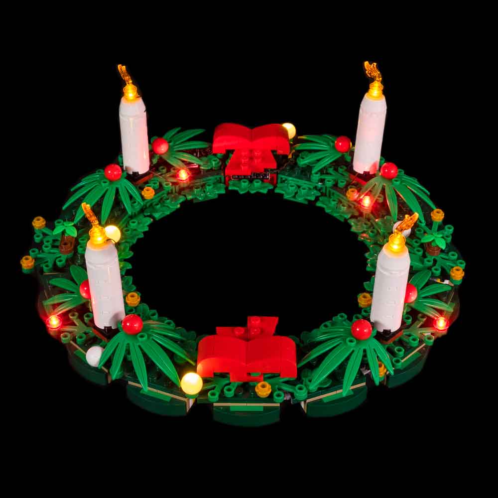 Light My Bricks - LIGHT KIT for LEGO Christmas Wreath 40426