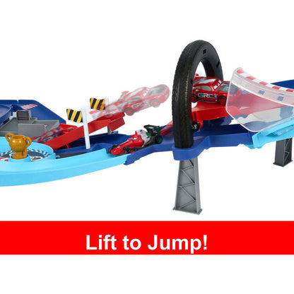 Disney -  Pixar Cars - Global Racers Cup Grc Jumping Raceway Playset