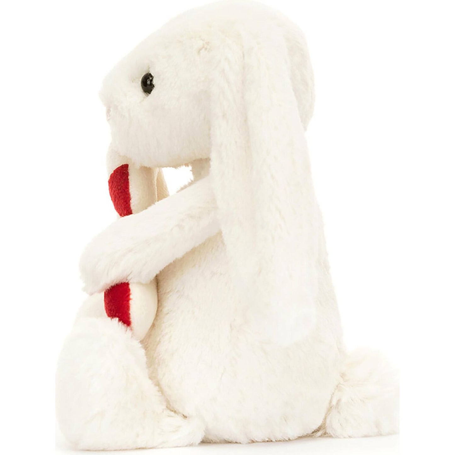 Jellycat - Bashful Bunny With Candy Cane Cream Small 18x9x8cm Xmas
