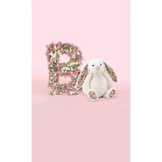 Jellycat - Bashful Blossom Cream Bunny Medium 31x15x12cm