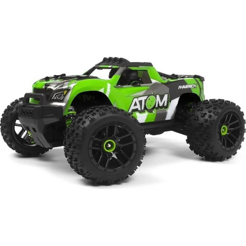Maverick Atom 1:18 RTR 4WD Electric RC Monster Truck Green MV150503