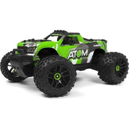 Maverick Atom 1:18 RTR 4WD Electric RC Monster Truck Green MV150503