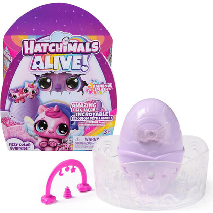 Hatchimals -  Alive! - Rainbow Splash Fizzy Color Surprise