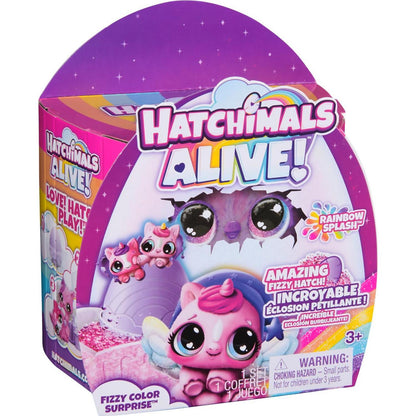 Hatchimals -  Alive! - Rainbow Splash Fizzy Color Surprise