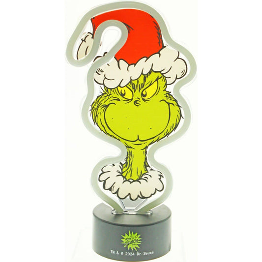 Cotton Candy - Xmas Dr. Seuss The Grinch Smile Usb Neon Led Stand