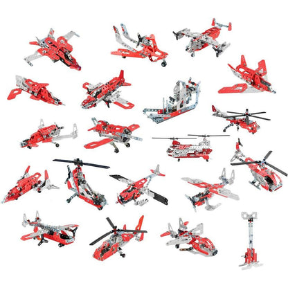 Meccano - Build 20-in-1 Aerial Rescue Model Building Kit
