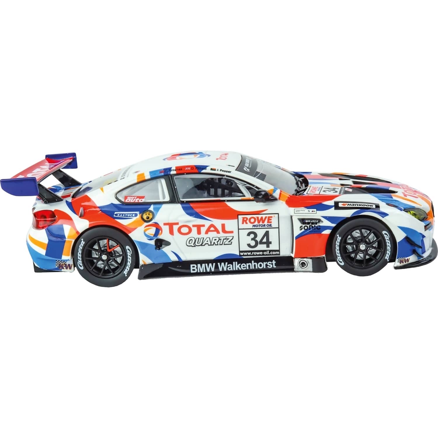 Carrera - Evolution 1:32 - BMW M6 GT3 Walkenhorst Motorsport No.34 - Slot Car Also Suits Scalextric
