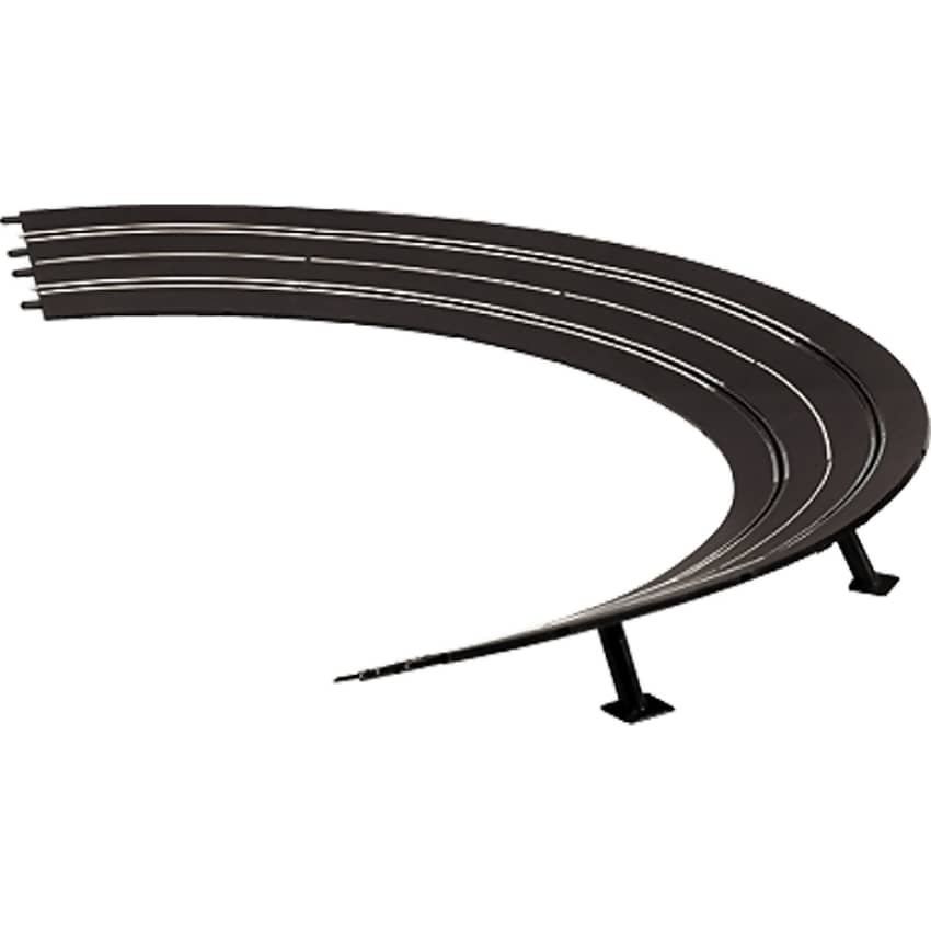 Carrera - Digital 1:32 Accessories - High Banked Curve 3/30 (6) 6 x Track Pieces Includes Supports - Slot Car Track Accessories Also Suits 1:24 & Evolution