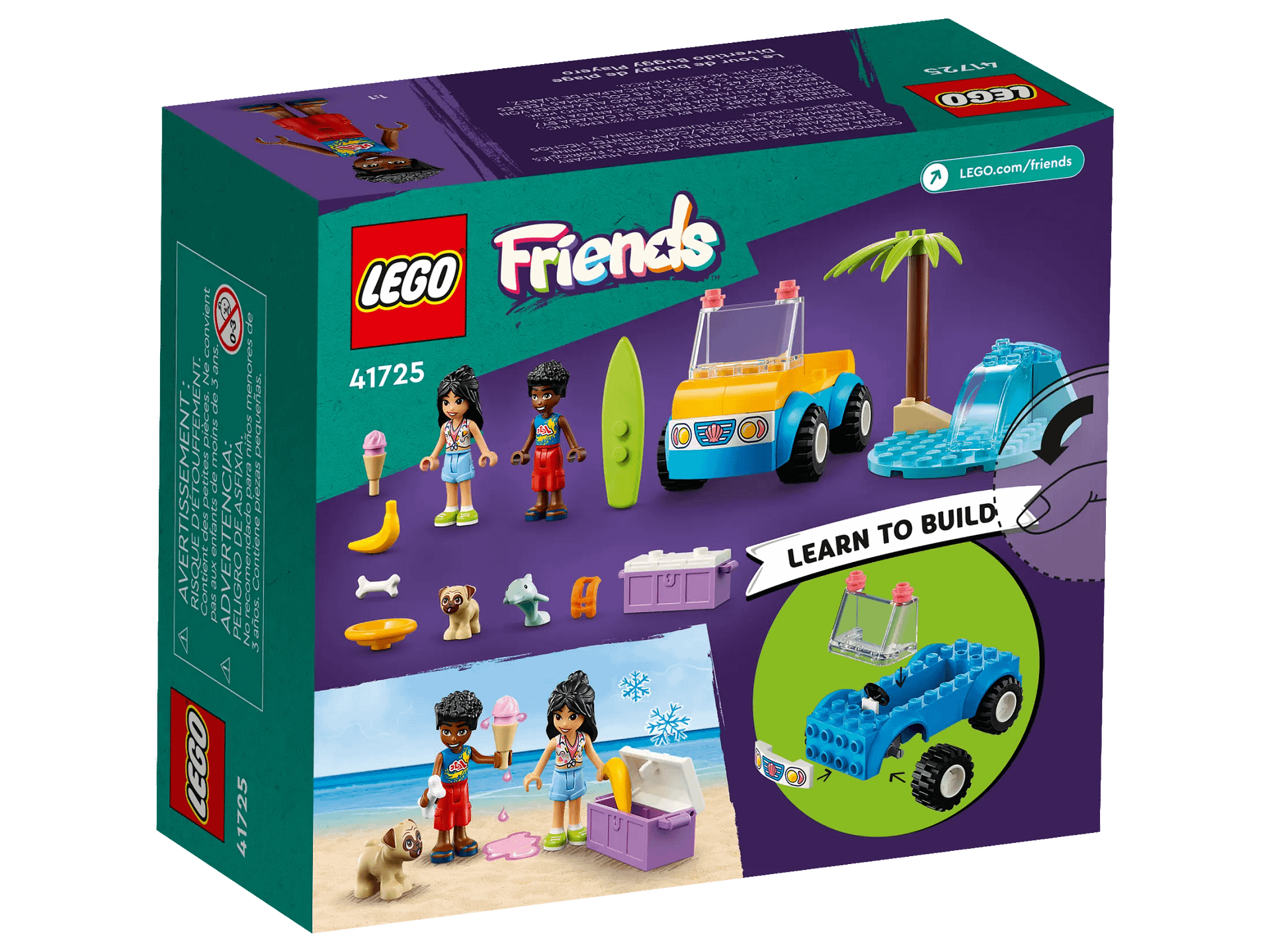 LEGO 41725 Beach Buggy Fun - Friends 4+