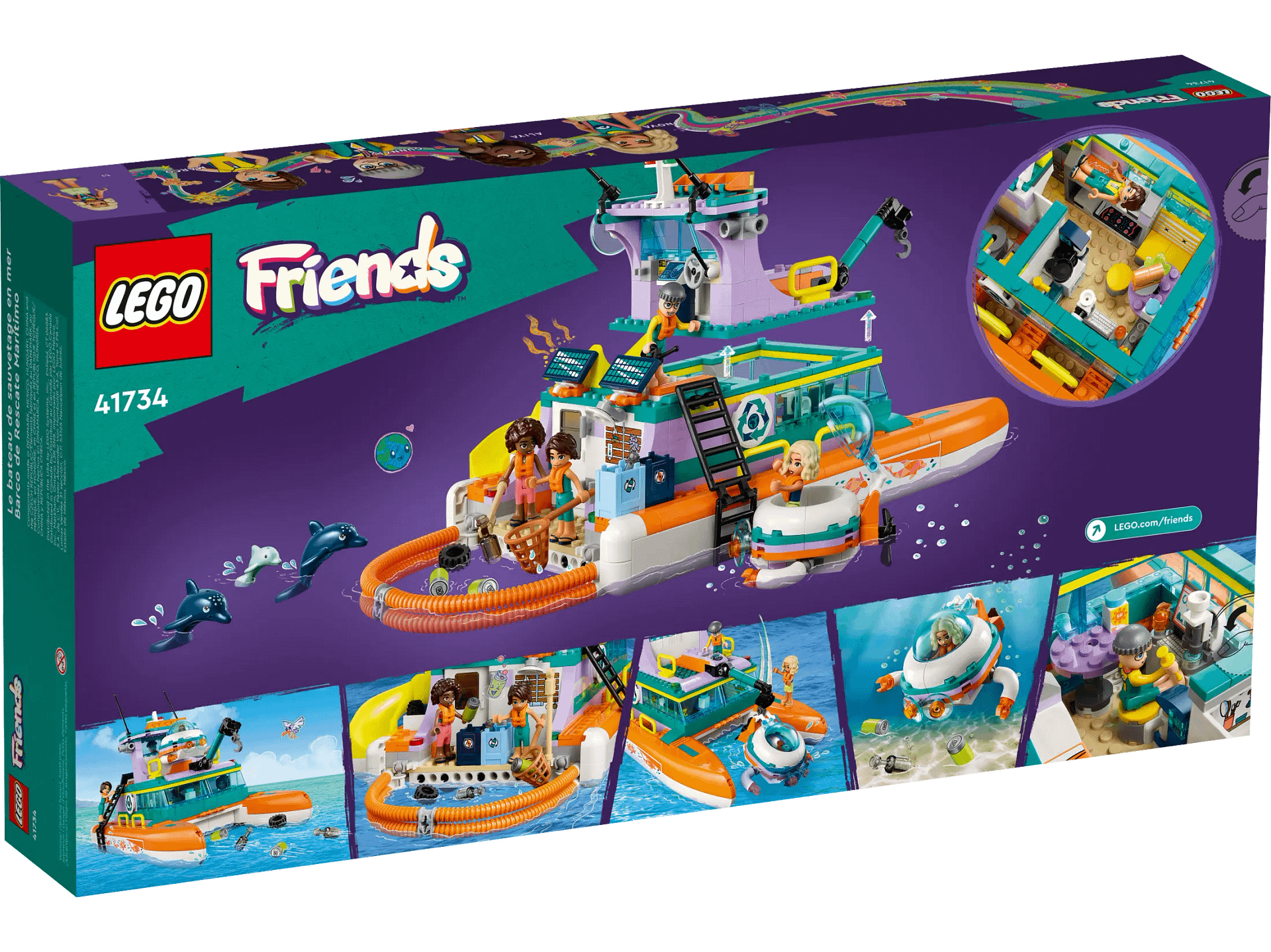 LEGO 41734 Sea Rescue Boat - Friends
