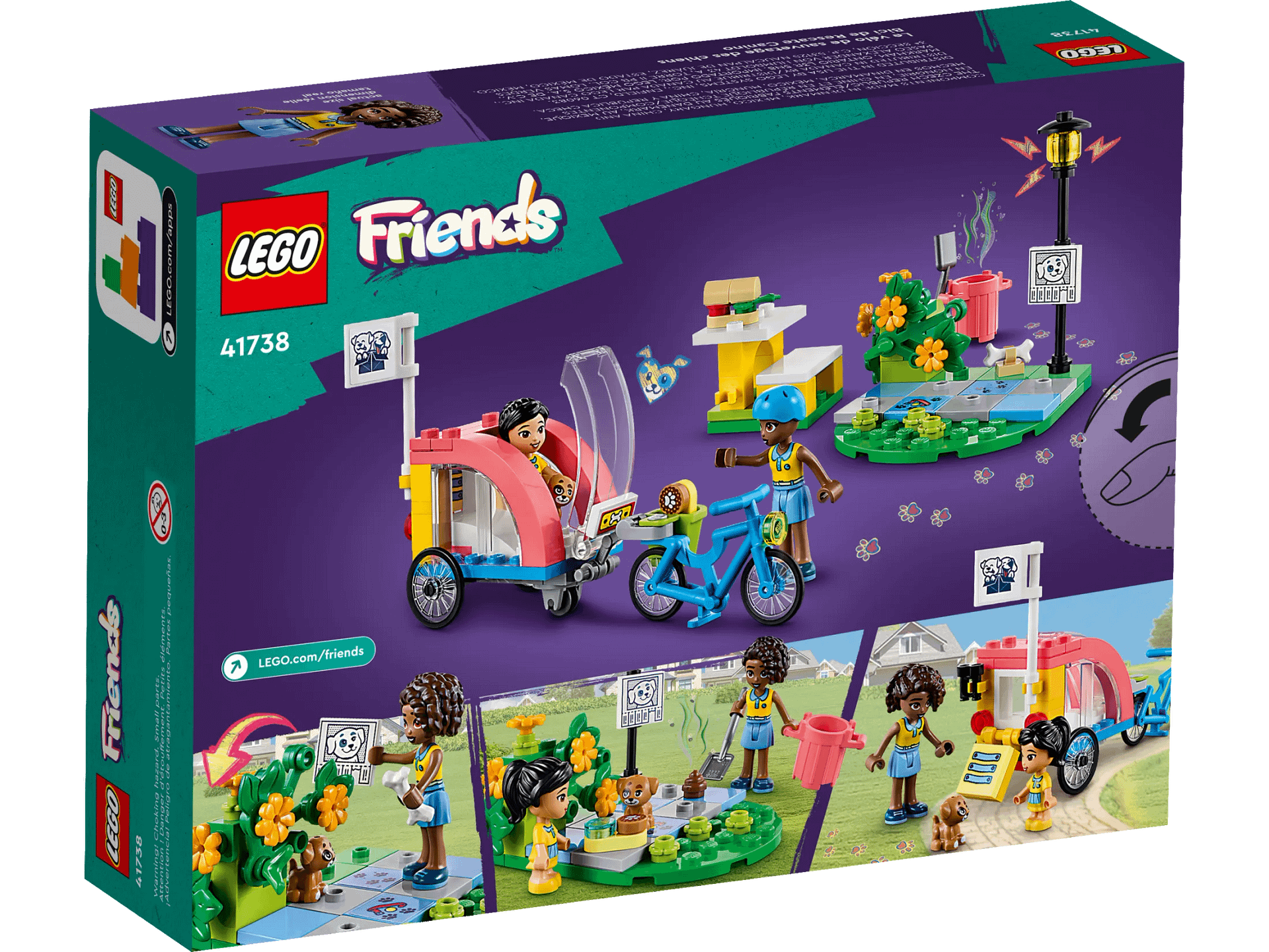 LEGO 41738 Dog Rescue Bike - Friends