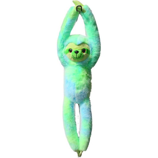 Cotton Candy - Plush Daniel Hanging Sloth - Green