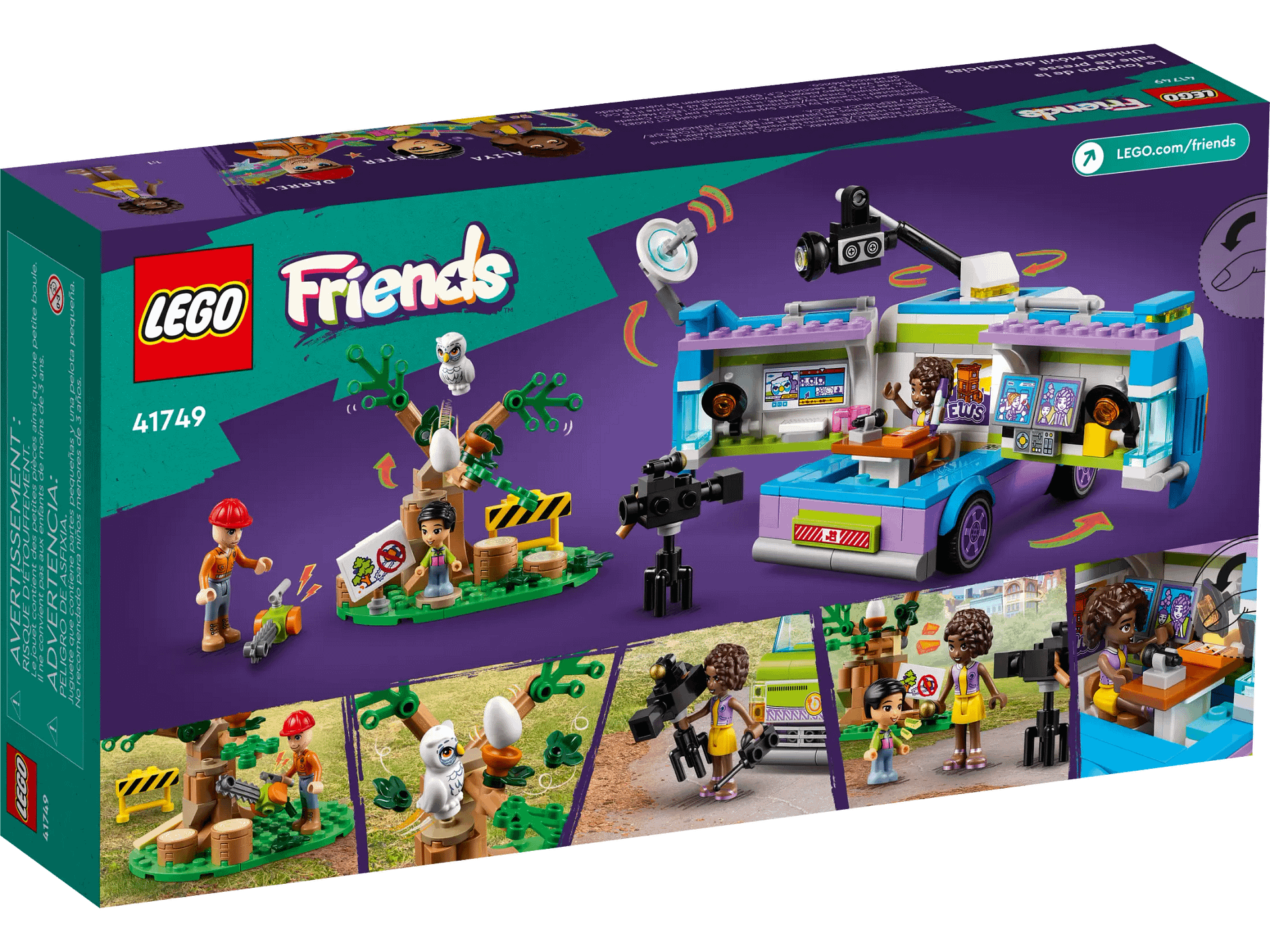 LEGO 41749 Newsroom Van - Friends