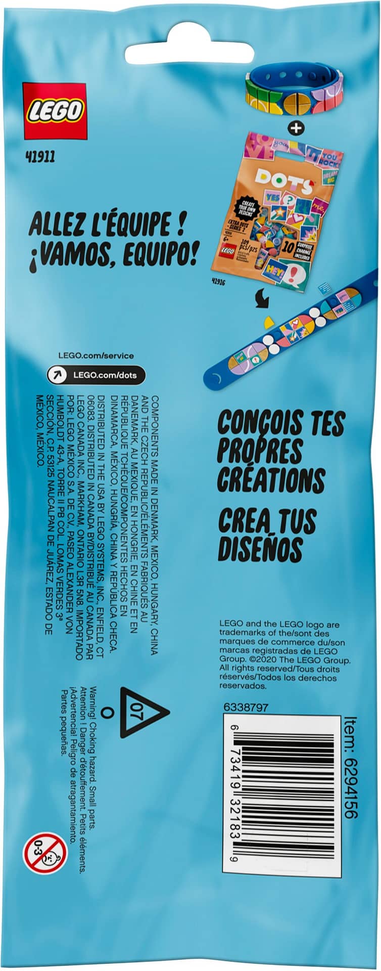 LEGO 41911 Go Team! Bracelet - DOTS