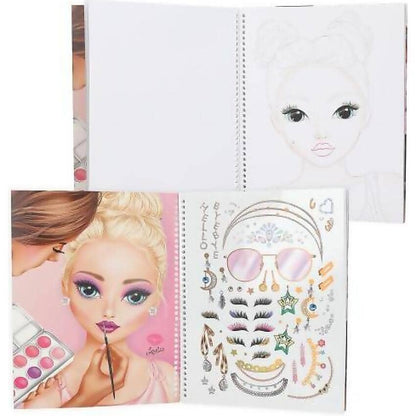 Topmodel - Make-up Colouring Book
