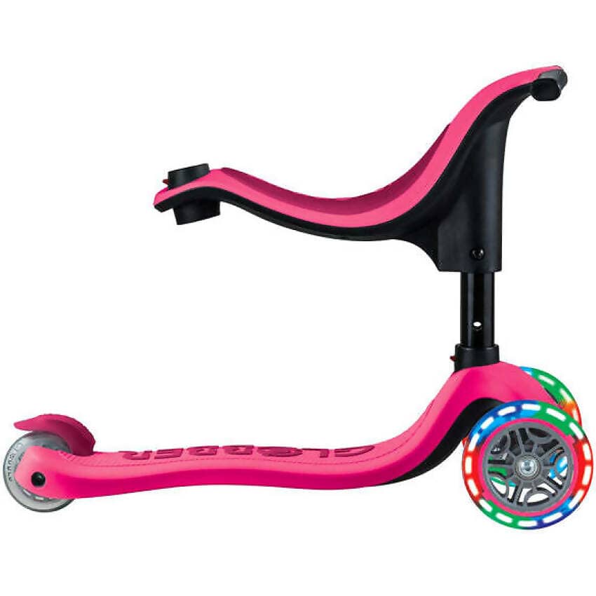 Globber - Go Up Sporty Lights V2 - Fuchsia/dark Pink Scooter