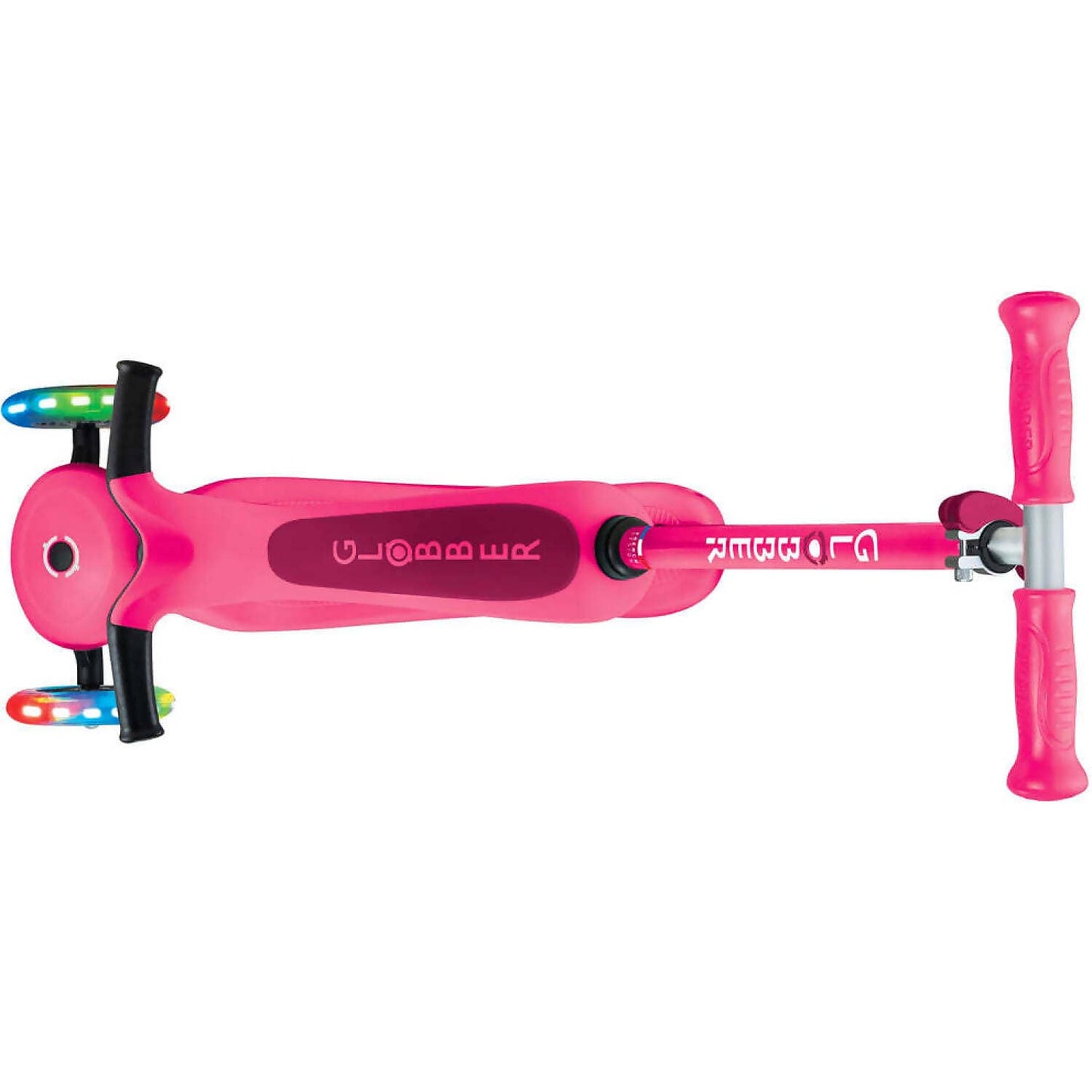 Globber - Go Up Sporty Lights V2 - Fuchsia/dark Pink Scooter