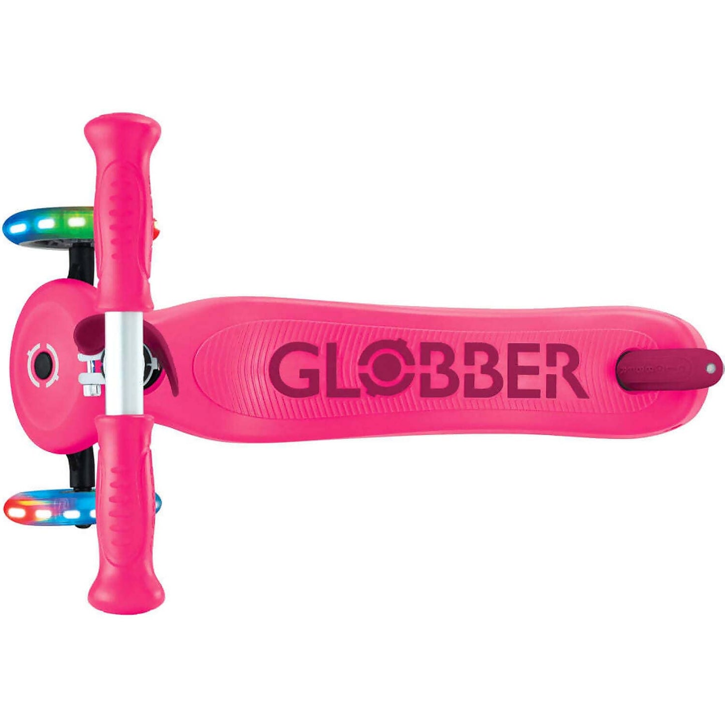 Globber - Go Up Sporty Lights V2 - Fuchsia/dark Pink Scooter