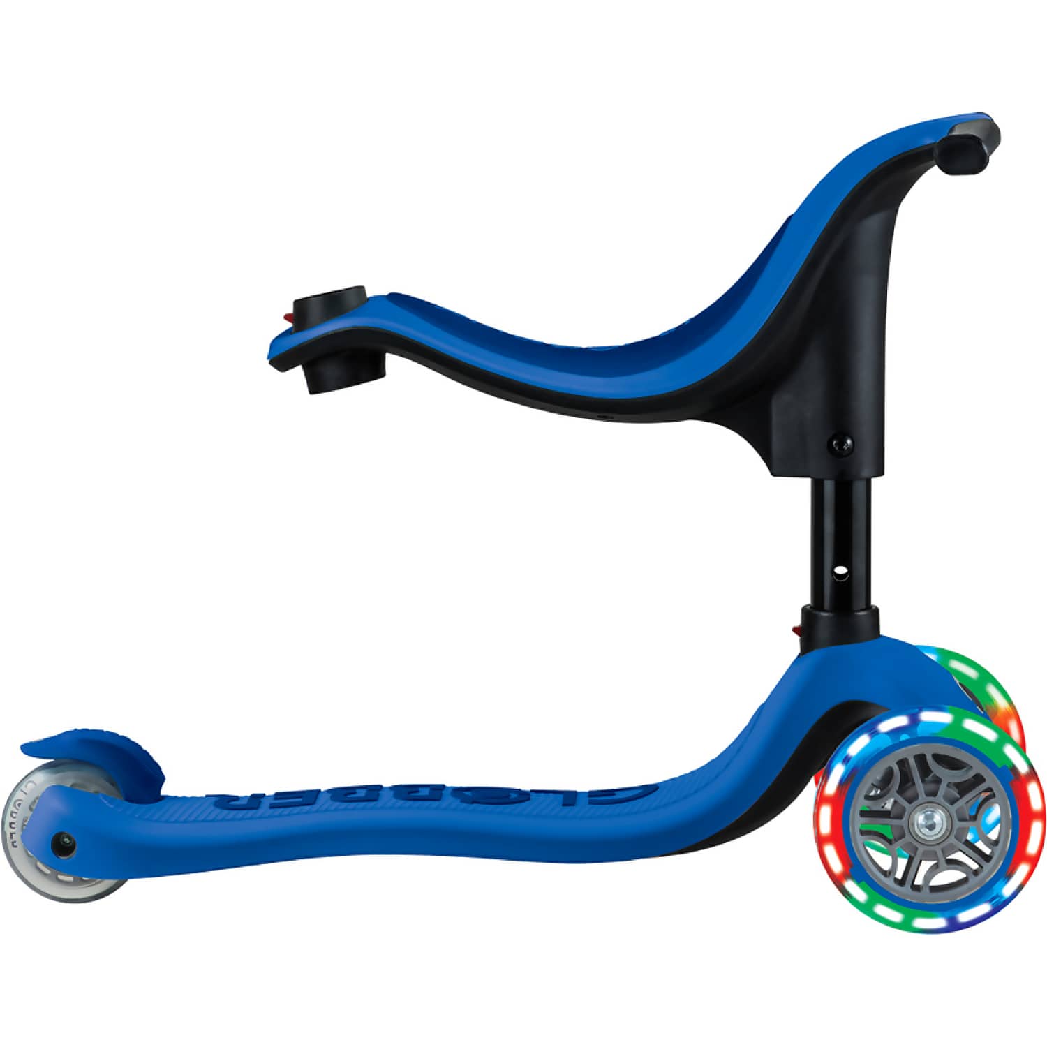 Globber - Go Up Sporty Lights With Stabilizer- Navy Blue/ Dark Navy Blue Scooter