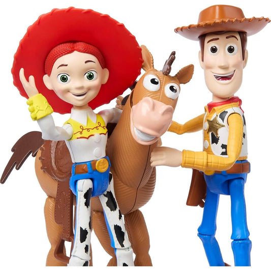 Disney -  Pixar - Storytellers Toy Story 3-pack Of Woody Jessie & Bullseye - Mattel