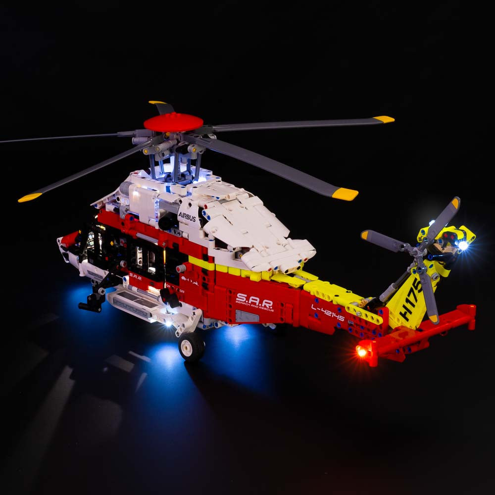 Light My Bricks - LIGHT KIT for LEGO Airbus H175 Rescue Helicopter 42145