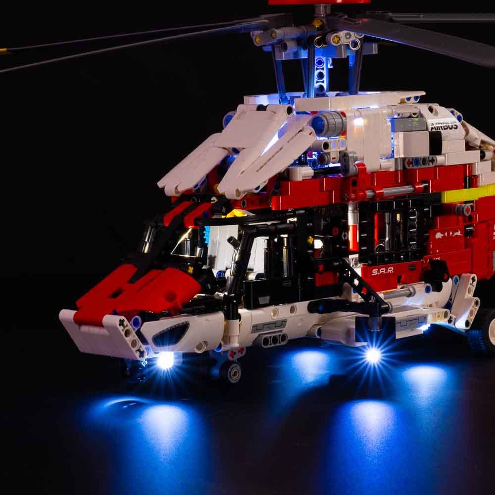 Light My Bricks - LIGHT KIT for LEGO Airbus H175 Rescue Helicopter 42145