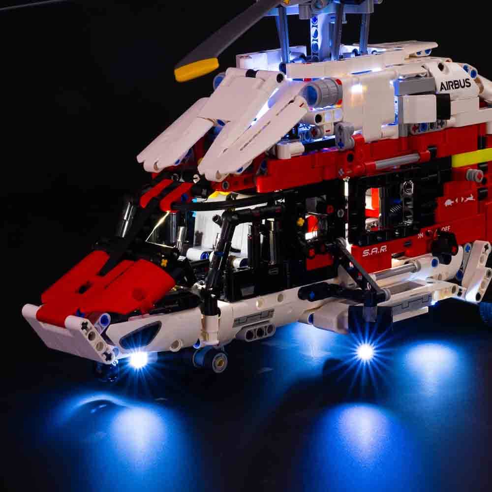 Light My Bricks - LIGHT KIT for LEGO Airbus H175 Rescue Helicopter 42145