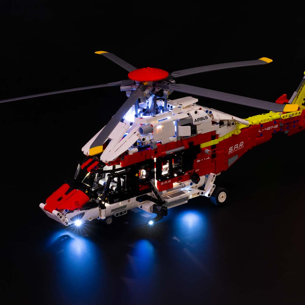 Light My Bricks - LIGHT KIT for LEGO Airbus H175 Rescue Helicopter 42145