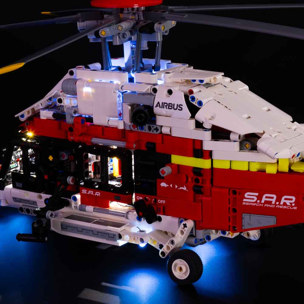 Light My Bricks - LIGHT KIT for LEGO Airbus H175 Rescue Helicopter 42145