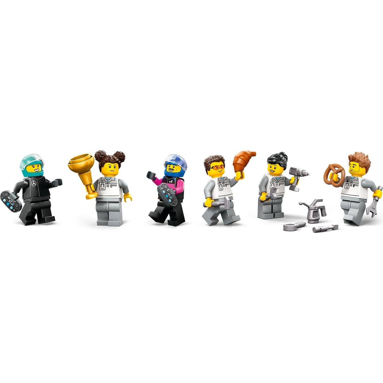 LEGO 60444 F1 Garage & Mercedes-AMG & Alpine Cars - City
