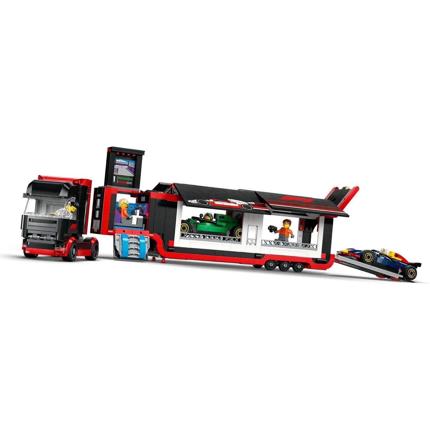 LEGO 60445 F1 Truck with RB20 & AMR24 F1 Cars - City