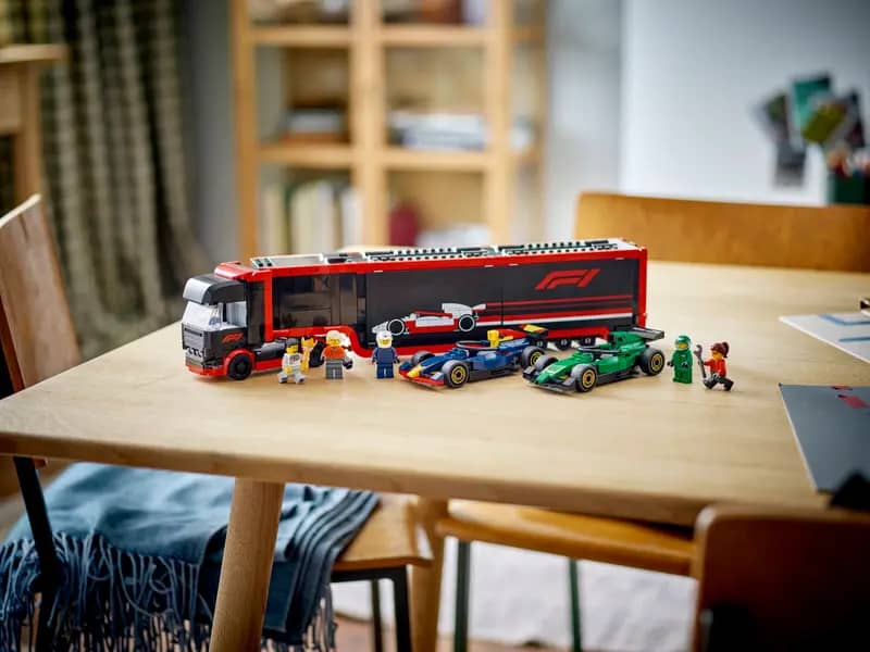 LEGO 60445 F1 Truck with RB20 & AMR24 F1 Cars - City