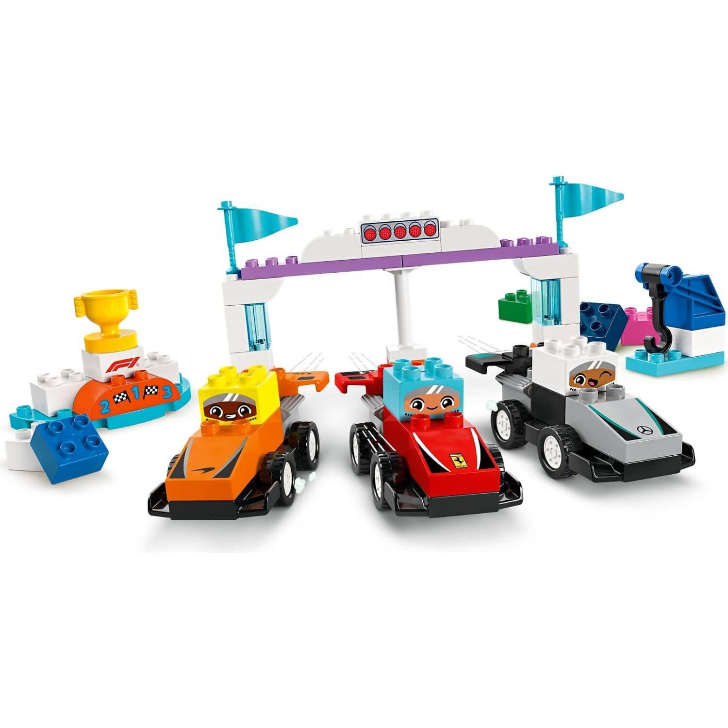 LEGO 10445 F1 Team Race Cars & Drivers - Duplo