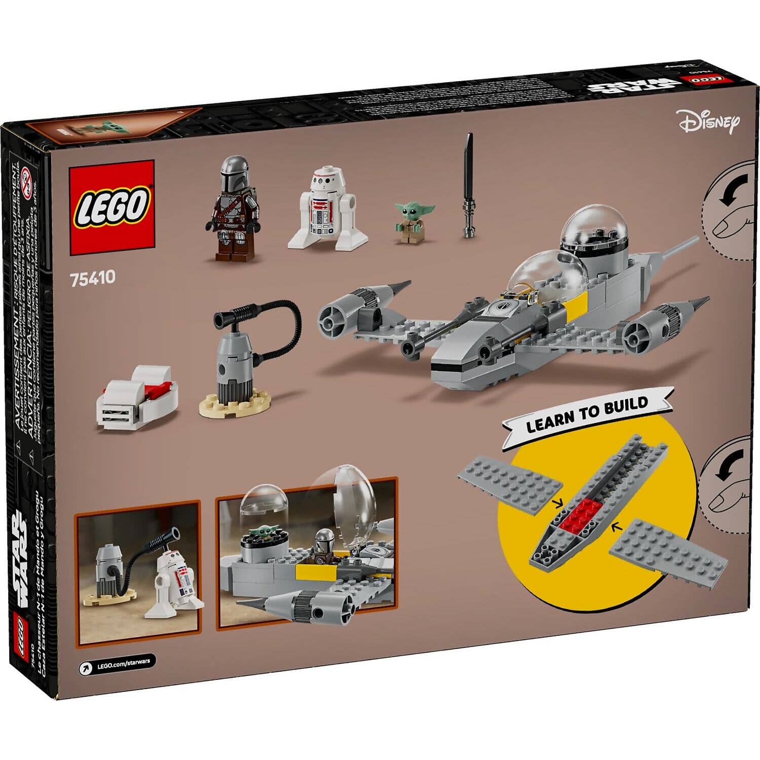 LEGO 75410 Mando and Grogu's N-1 Starfighter - Star Wars 4+